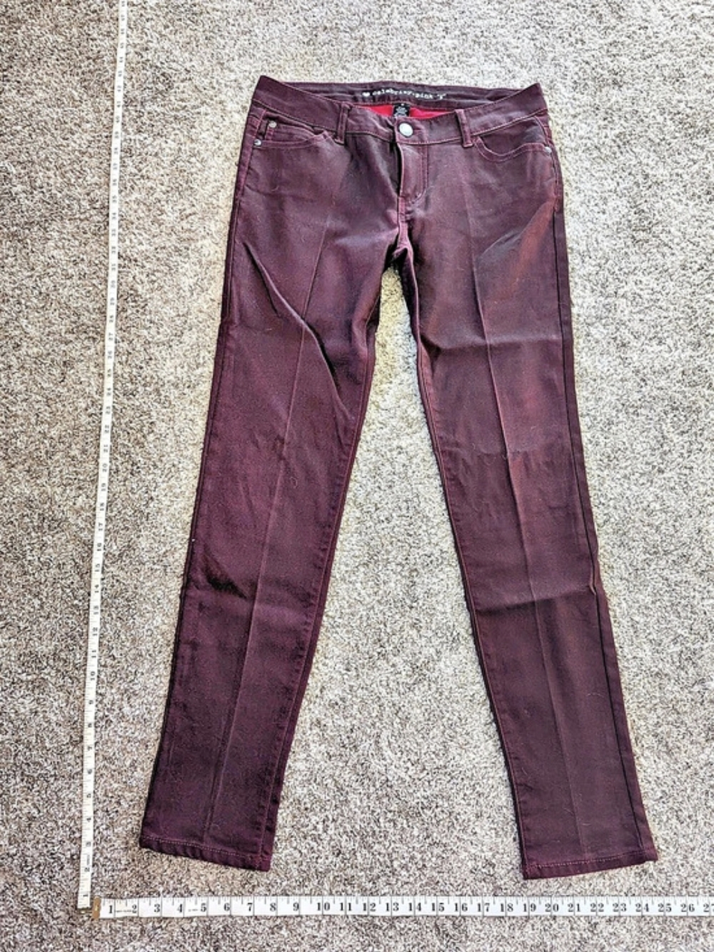 Celebrity Pink Crimson Skinny Pants Jeans